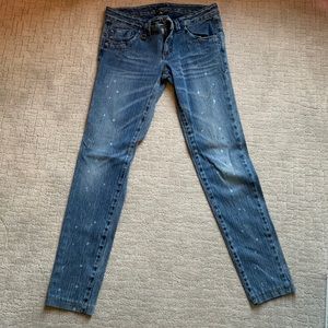 Armani Exchange Denin Size 4 Low Waist Skinny